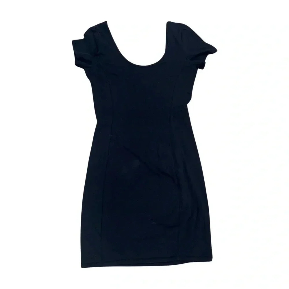 Aritzia Talula Black Short Sleeve Bodycon Mini Dress Size Small